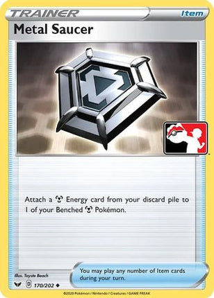 Metal Saucer 170- Prize Pack Series Cards Holofoil