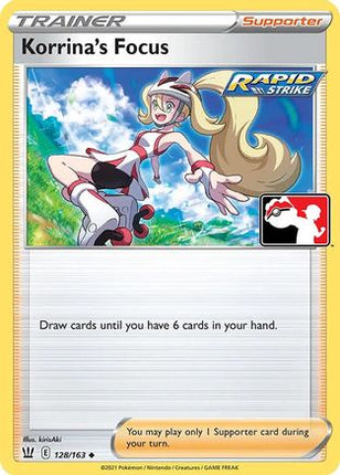 Korrina's Focus 128- Prize Pack Series Cards