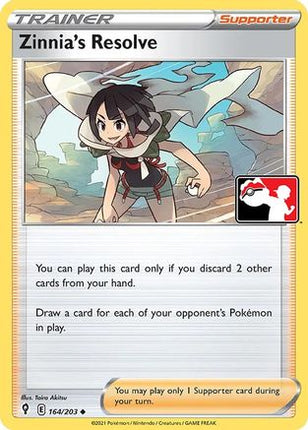 Zinnia's Resolve 164- Prize Pack Series Cards