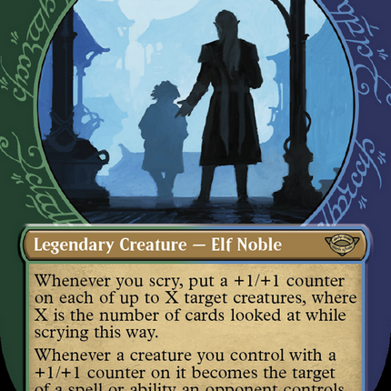 Elrond, Master of Healing (Showcase) (Borderless) [The Lord of the Rings: Tales of Middle-earth]