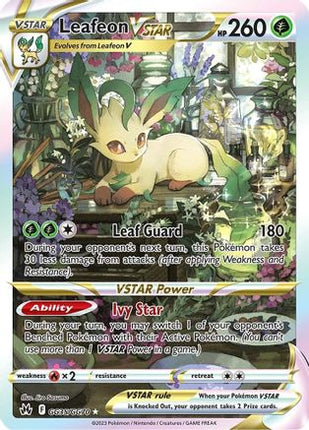 Leafeon VSTAR - GG35/null [Crown Zenith: Galarian Gallery] Holofoil