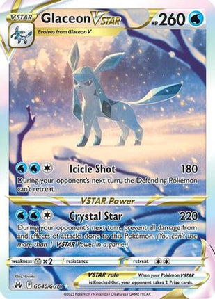 Glaceon VSTAR - GG40/null [Crown Zenith: Galarian Gallery] Holofoil
