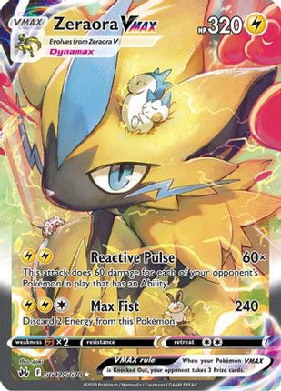 Zeraora VMAX - GG42/null [Crown Zenith: Galarian Gallery] Holofoil