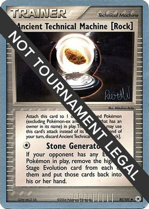 Ancient Technical Machine [Rock] - 2004 (Reed Weichler) - 85/null [World Championship Decks]
