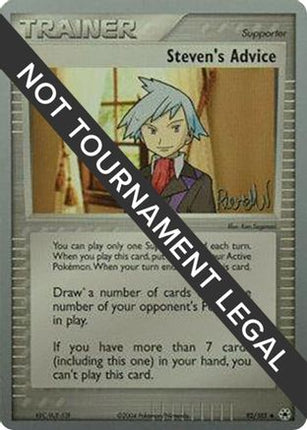 Steven's Advice 2004 (Reed Weichler) 092- World Championship Decks