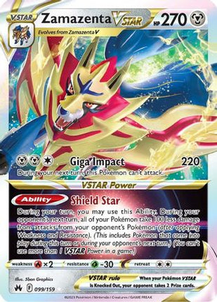 Zamazenta VSTAR - 99/null [Crown Zenith] Holofoil