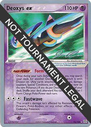 Deoxys ex 2006 (Jason Klaczynski) 093- World Championship Decks
