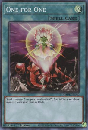 One for One (Super Rare) [AMDE-EN040] 1st Edition