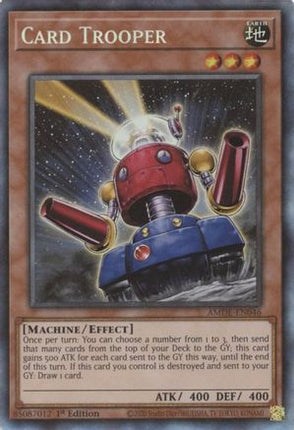 Card Trooper (CR) (Collector's Rare) [AMDE-EN046] 1st Edition