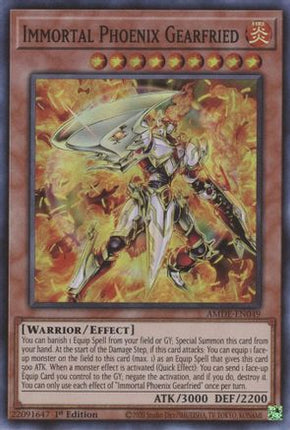 Immortal Phoenix Gearfried (Super Rare) [AMDE-EN049] 1st Edition