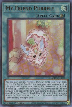 My Friend Purrely (Ultra Rare) [AMDE-EN020] 1st Edition