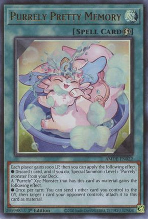 Purrely Pretty Memory (Ultra Rare) [AMDE-EN022] 1st Edition