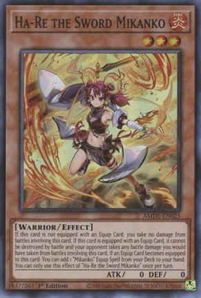 Ha-Re the Sword Mikanko (Super Rare) [AMDE-EN025] 1st Edition