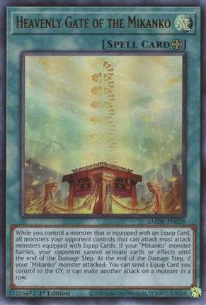 Heavenly Gate of the Mikanko (Ultra Rare) [AMDE-EN028] 1st Edition