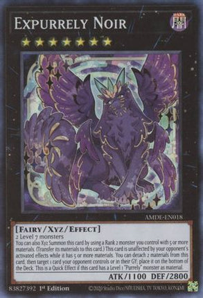 Expurrely Noir (Super Rare) [AMDE-EN018] 1st Edition