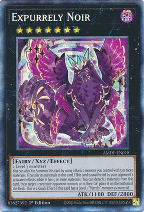 Expurrely Noir (CR) (Collector's Rare) [AMDE-EN018] 1st Edition