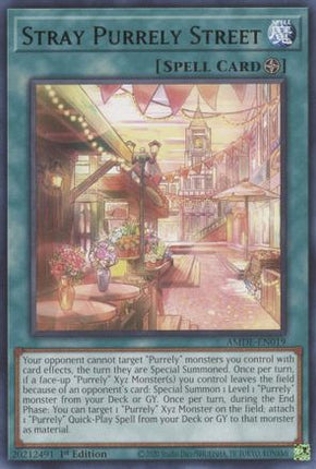 Stray Purrely Street (Rare) [AMDE-EN019] 1st Edition