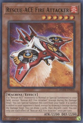Rescue-ACE Fire Attacker (Rare) [AMDE-EN005] 1st Edition