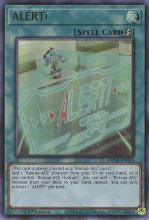 ALERT! (Ultra Rare) [AMDE-EN010] 1st Edition