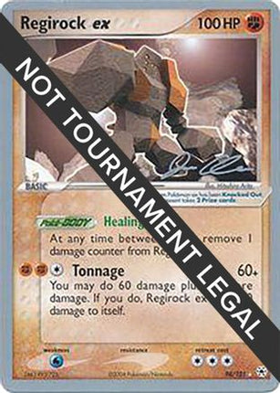 Regirock ex 2006 (Jason Klaczynski) 098- World Championship Decks