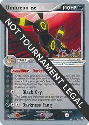 Umbreon ex 2006 (Jimmy Ballard) 112- World Championship Decks