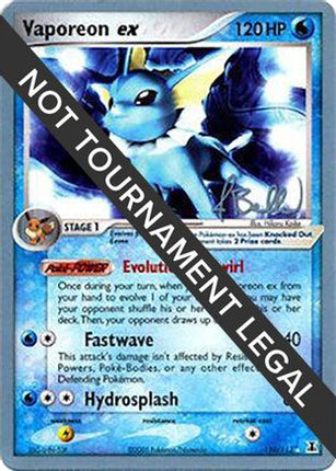 Vaporeon ex 2006 (Jimmy Ballard) 110- World Championship Decks