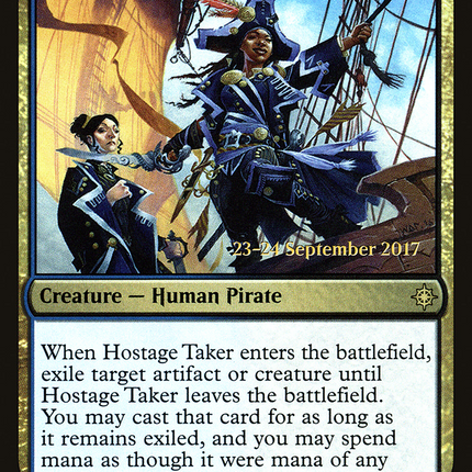 Hostage Taker [Ixalan Promos] Prerelease Foil