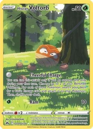 Hisuian Voltorb - GG01/null [Crown Zenith: Galarian Gallery] Holofoil