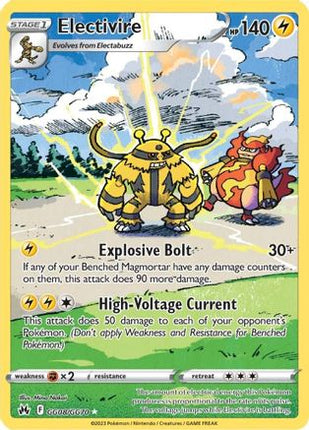 Electivire - GG08/null [Crown Zenith: Galarian Gallery] Holofoil