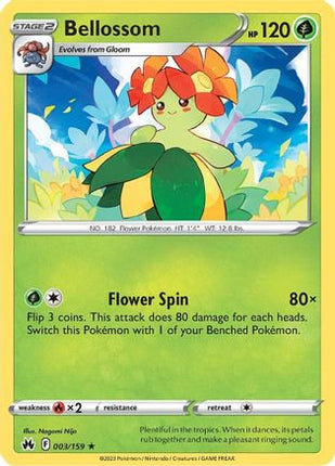 Bellossom - 3/null [Crown Zenith] Reverse Holofoil