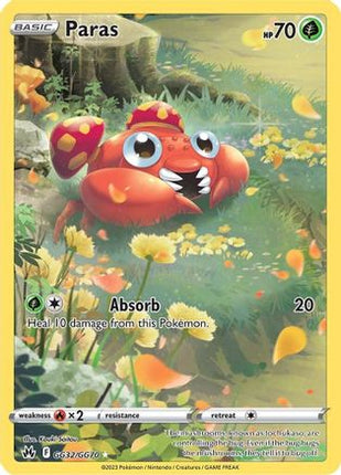 Paras - GG32/null [Crown Zenith: Galarian Gallery] Holofoil