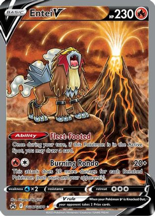 Entei V - GG36/null [Crown Zenith: Galarian Gallery] Holofoil