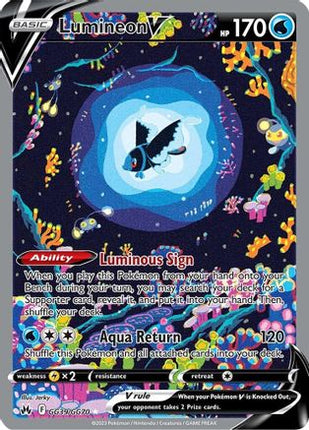 Lumineon V - GG39/null [Crown Zenith: Galarian Gallery] Holofoil