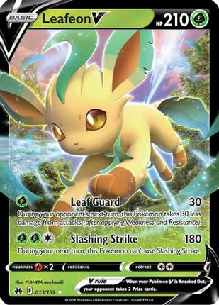 Leafeon V - 13/null [Crown Zenith] Holofoil