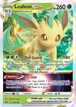 Leafeon VSTAR - 14/null [Crown Zenith] Holofoil