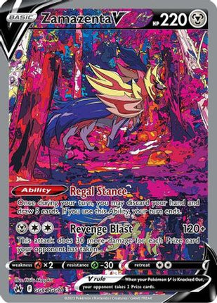 Zamazenta V - GG54/null [Crown Zenith: Galarian Gallery] Holofoil