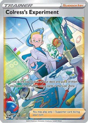 Colress's Experiment - GG59/null [Crown Zenith: Galarian Gallery] Holofoil