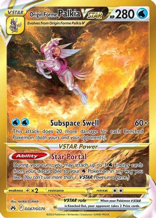 Origin Forme Palkia VSTAR (Secret) - GG67/null [Crown Zenith: Galarian Gallery] Holofoil