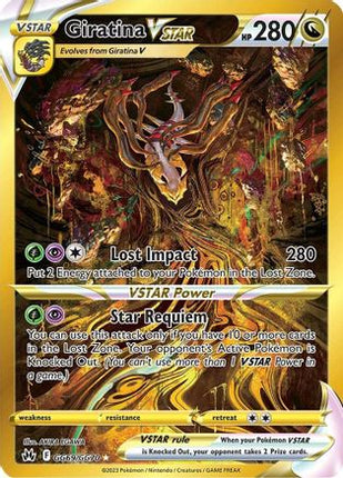 Giratina VSTAR (Secret) - GG69/null [Crown Zenith: Galarian Gallery] Holofoil