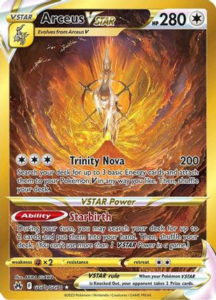 Arceus VSTAR (Secret) - GG70/null [Crown Zenith: Galarian Gallery] Holofoil