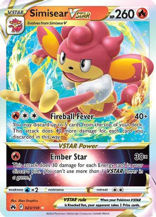 Simisear VSTAR - 23/null [Crown Zenith] Holofoil