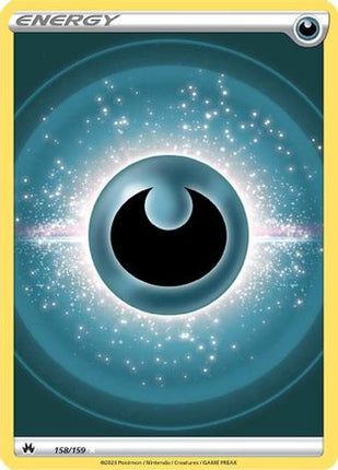 Darkness Energy (Texture Full Art) - 158/null [Crown Zenith] Holofoil