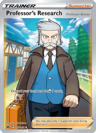 Professor's Research (Full Art) - 150/null [Crown Zenith] Holofoil