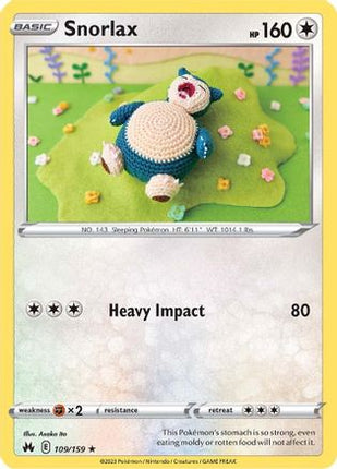 Snorlax - 109/null [Crown Zenith] Reverse Holofoil