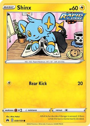 Shinx (39) - 39/null [Crown Zenith] Reverse Holofoil