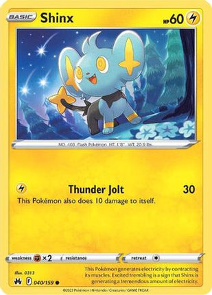 Shinx (40) - 40/null [Crown Zenith] Reverse Holofoil