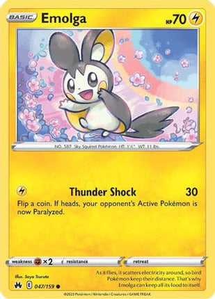 Emolga - 47/null [Crown Zenith] Reverse Holofoil