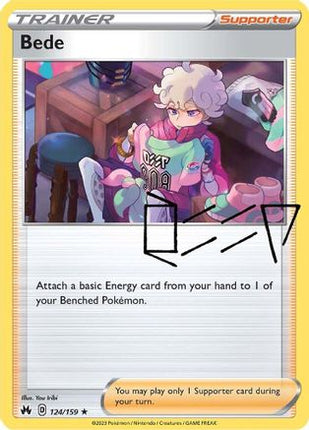 Bede - 124/null [Crown Zenith] Reverse Holofoil