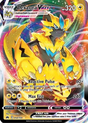 Zeraora VMAX - 54/null [Crown Zenith] Holofoil