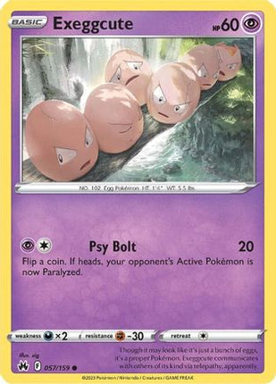 Exeggcute - 57/null [Crown Zenith] Reverse Holofoil